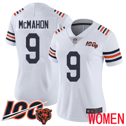 Chicago Bears Limited White Women Jim McMahon Jersey NFL Football #9 100th Season